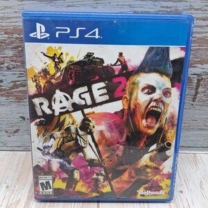 Rage 2 Sony Playstation 4 PS4 Bethesda CIB Rated Mature 17+ Region ALL